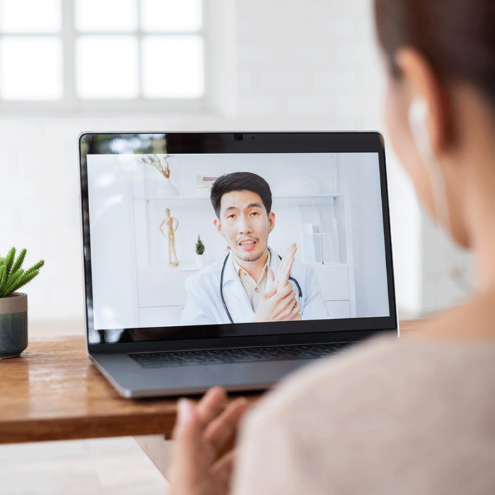 a person meets with a doctor virtually, one of the first Steps to find a medical second opinion for a diagnosis